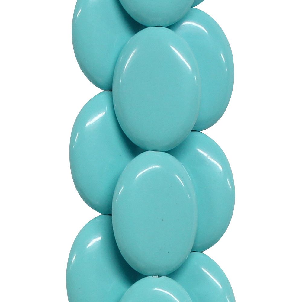 25 Perles De Turquoise Naturelle Percées - Pour Création De Bijoux, DIY, Sans Emballage
