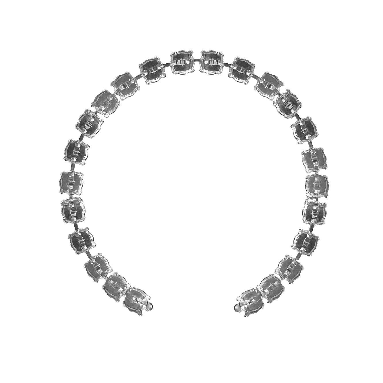 26 Terminali Per Cordini - Tono Argento - 2 Mm - Perline Fimo &amp; Co Di