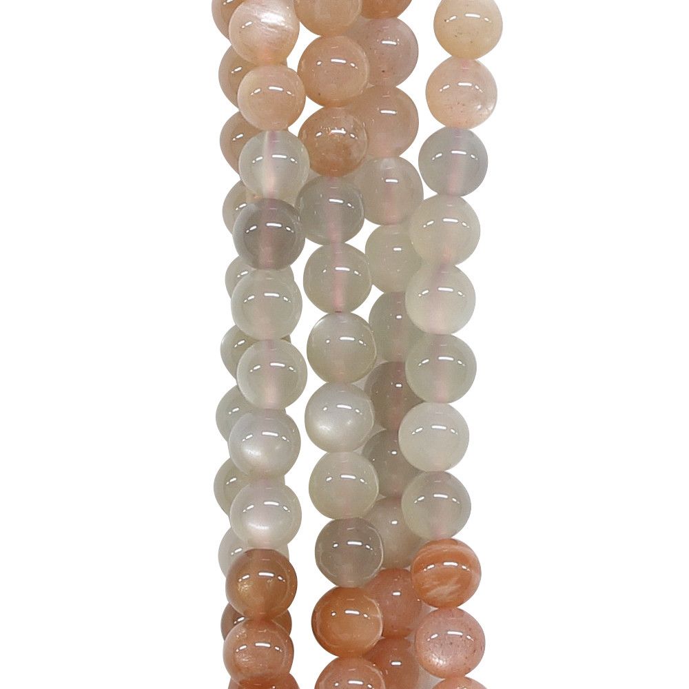 Pietra Di Luna Multicolor Naturale Qualit Aaa 6 Mm Filo 38 40 Cm