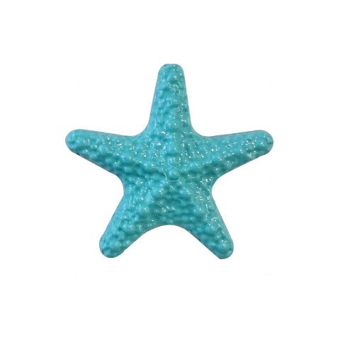 Perline di pietra a forma di stella marina turchese perline sfuse