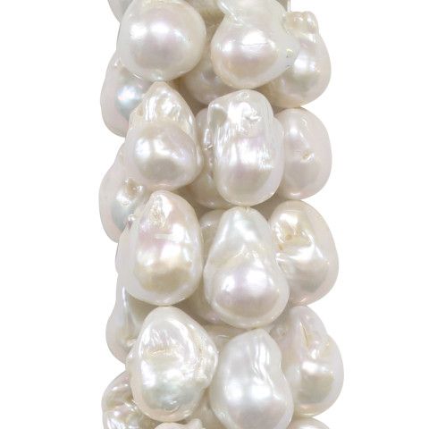 Bellezza 9-10 Mm Perla Vera Perla Sciolta Barocca Naturale Acqua - Foto 3