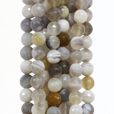 200 Perline Pietre Naturali 8mm Assortite - 10 Tipi Per Gioielli Fai Da Te, Bracciali, Collane