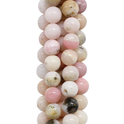 Quarzo Rosa Lotto Perline Opale Rosa Naturale - 8mm, Forate, Per Creazione Gioielli Fai-da-Te, Più Di 25 Pezzi Lotto Wholesale 25 Pezzi - Foto 9