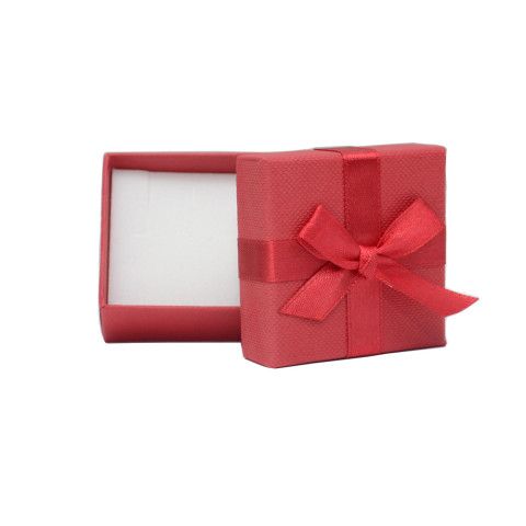 4 Scatole Regalo Per Gioielli 8x8x1,7 Cm Con Biglietti - Confezione Rosa, Ideali Per Bracciali, Anelli E Collane