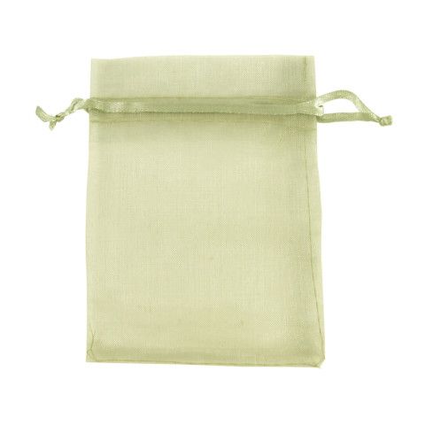 100 piccoli sacchetti in organza, 7 x 9 cm, bianchi, per regali, gioielli, bomboniere, Natale, compleanno, caramelle, cioccolato, sacchetti in rete