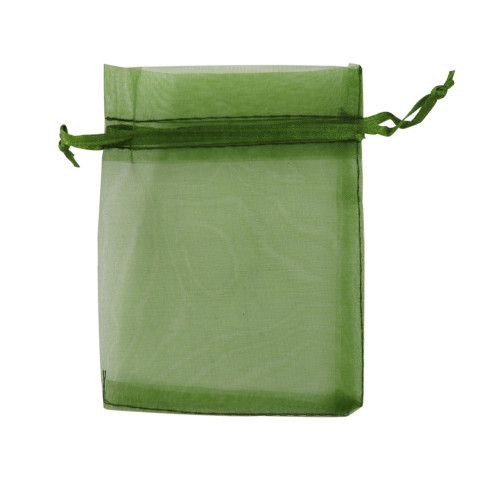 YunKo 50 Sacchetti Regalo In Organza Con Coulisse - 15,2 X 22,9 Cm, Colore Oro, Per Gioielli, Bomboniere, Cioccolatini