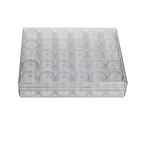 Beadalon Contenitore Per Perline 132cm – Porta Perline Trasparente Per Bigiotteria E Hobby Creativi