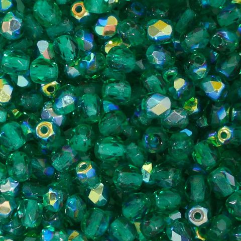 Perline rondelle di mezzo cristallo briolette colore verde chiaro  trasparente 12mm 4pz per bigiotteria Gioie d'Oriente