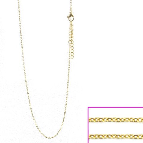 Catena Oro Per Gioielli Fai Da Te - 10 Metri, 4x3 Mm, Con Pinze, Acciaio Inox - Foto 10