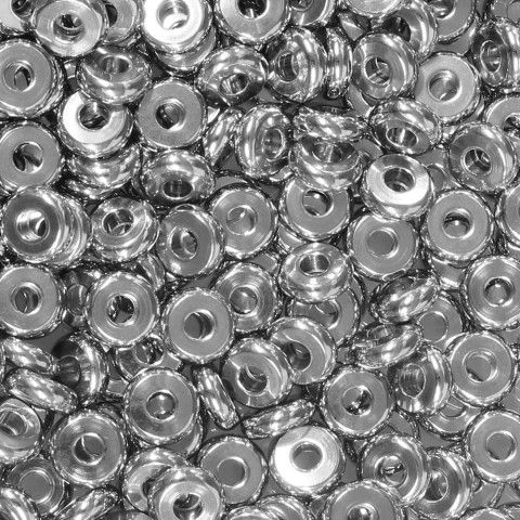 2700 Perline Distanziali Metalliche TOAOB - 5 Misure Da 2mm A 6mm Per Braccialetti Fai Da Te - Foto 4