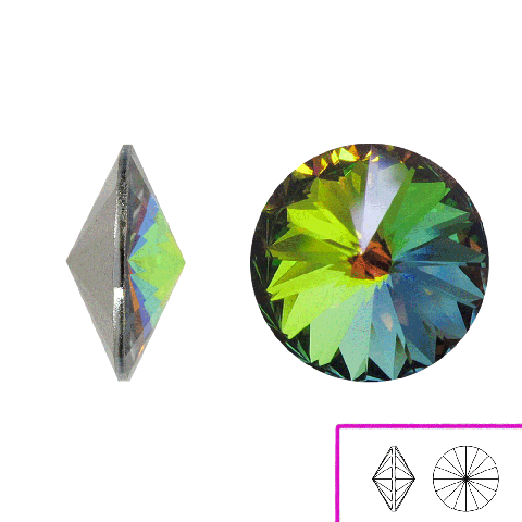 Rivoli SW (1122) mm 16 Crystal Vitrail Medium F