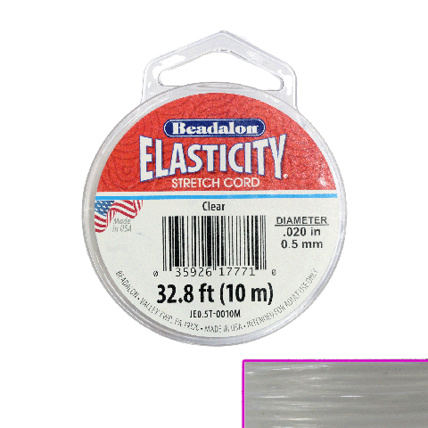 Filo Elastico in Silicone 0,50 mm - Beadalon Elasticity - 10 mt
