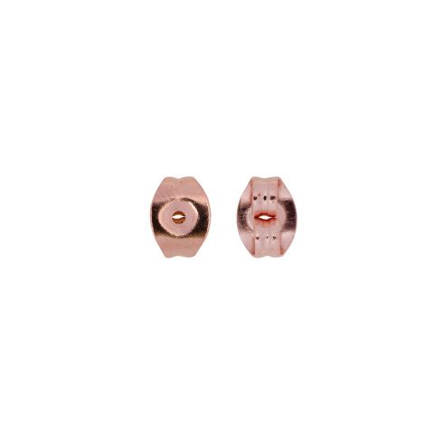 5 Paia Di Farfalline Per Orecchini – Argento Sterling 925 Con Placcatura Oro Rosa